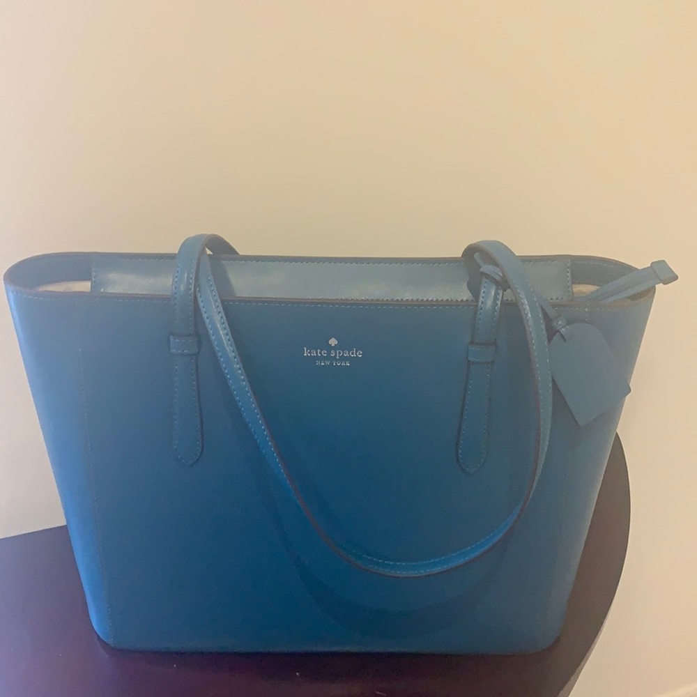 Kate Spade Large Zip Tote Medium Dark Peaco